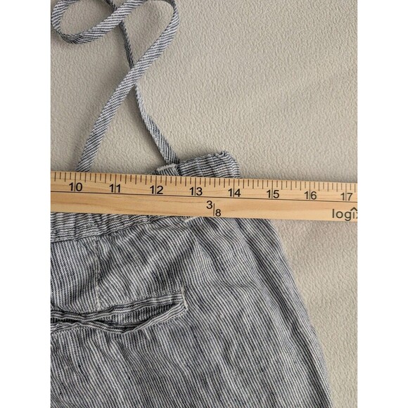 Philosophy Linen Pants Chambray Blue Size Small Mid Rise Summer Spring - Picture 5 of 9